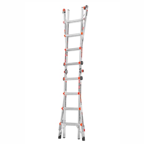 Escalera de Aluminio Multiposición 17' Tipo IA con Niveladores Leveler Little Giant 16517-803