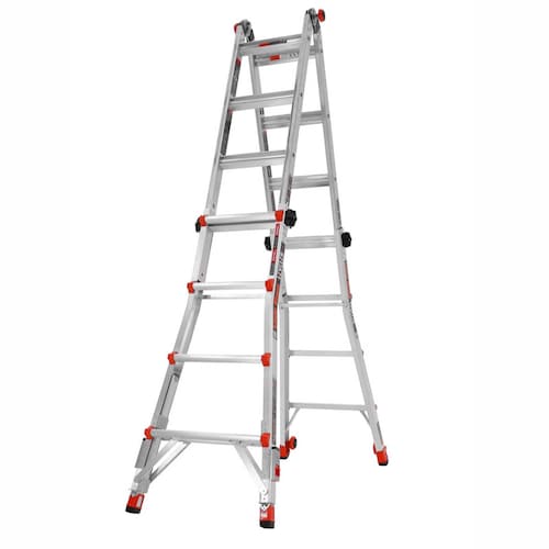 Escalera de Aluminio Multiposición 17' Tipo IA con Niveladores Leveler Little Giant 16517-803