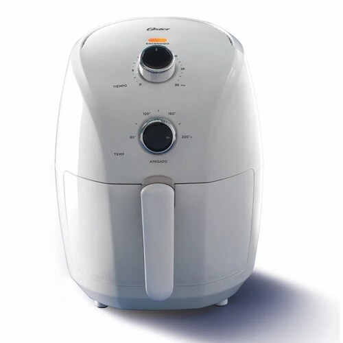 Freidora De Aire Sin Aceite 1.5 L con Antiadherente Blanca Oster Ckstaf15-013.