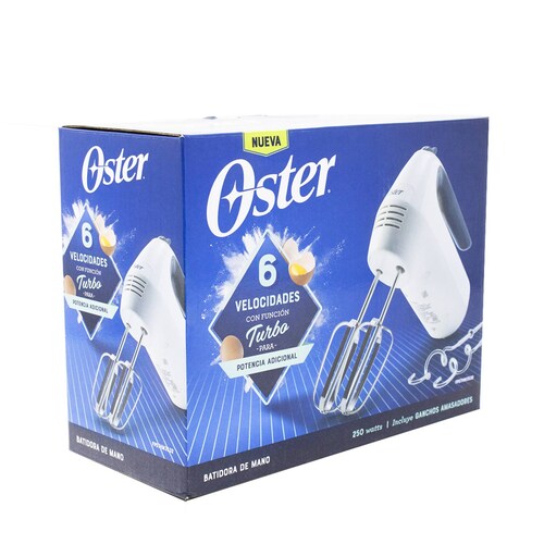Batidora 6 Velocidades + Turbo Blanca Oster FPSTHM3532.