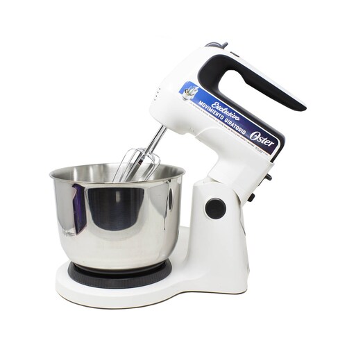 Batidora de Mano Y Pedestal 6 Vel Blanca Oster FPSTHS3612.
