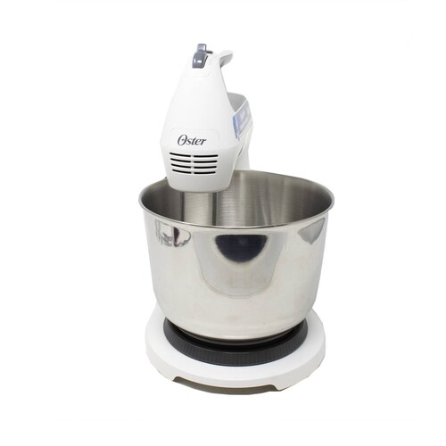 Batidora de Mano Y Pedestal 6 Vel Blanca Oster FPSTHS3612.