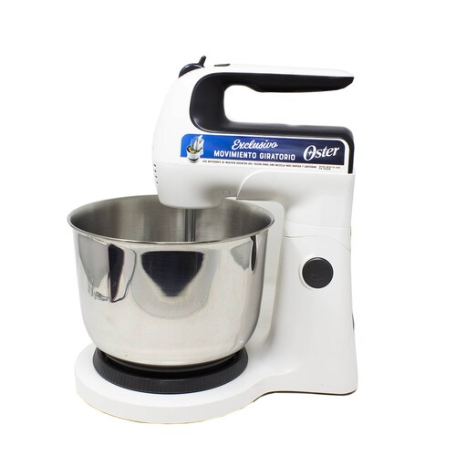 Batidora de Mano Y Pedestal 6 Vel Blanca Oster FPSTHS3612.