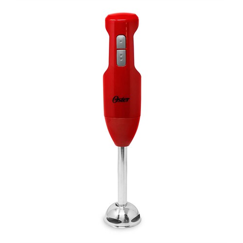 Batidora de Inmersión con Vaso Roja Oster FPSTHB2610R.