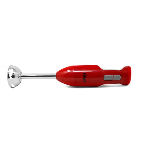 Batidora de Inmersión con Vaso Roja Oster FPSTHB2610R.