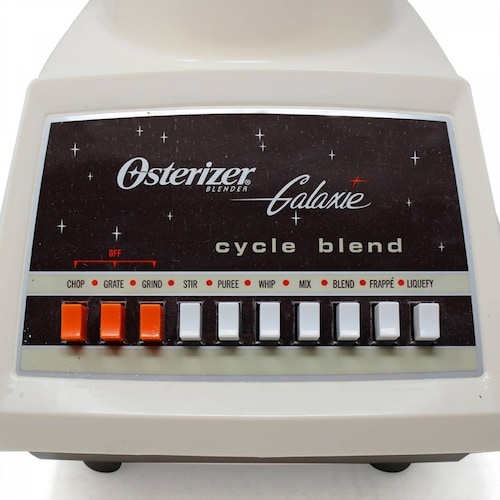 Licuadora 10 Velocidades Vaso de Plástico Almendra Galaxy Osterizer 869-16.
