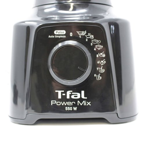 Licuadora 8 Velocidades Vaso de Vidrio Power Mix Negra T FAL LN2898MX.