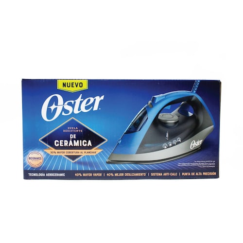Plancha De Vapor Suela Cerámica Azul Oster Gcstbs6052.