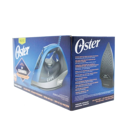 Plancha De Vapor Suela Cerámica Azul Oster Gcstbs6052.