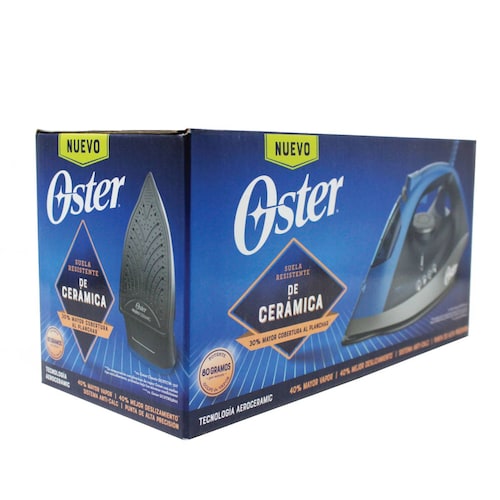 Plancha De Vapor Suela Cerámica Azul Oster Gcstbs6052.