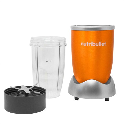 Licuadora Personal Procesador Nutribullet 5 Piezas 600 W Naranja 102581 +  Kit 5 de Accesorios Deluxe Nutribullet 100392