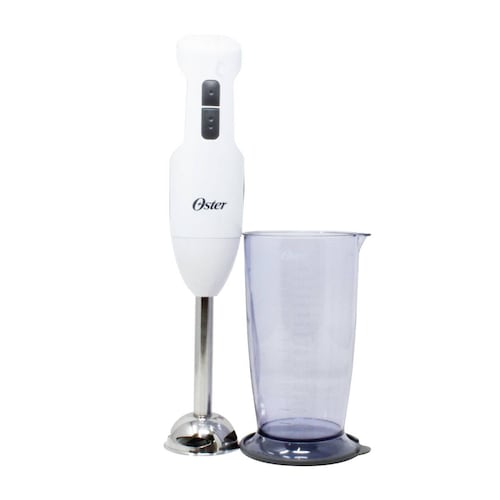 Batidora De Inmersión Con Vaso Blanca Oster Fpsthb2610w