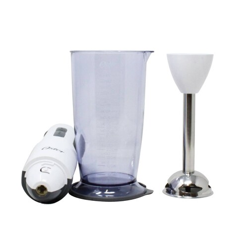 Batidora De Inmersión Con Vaso Blanca Oster Fpsthb2610w