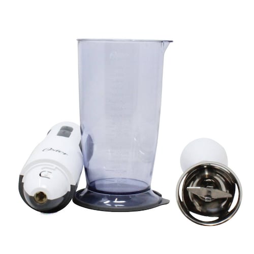 Batidora De Inmersión Con Vaso Blanca Oster Fpsthb2610w