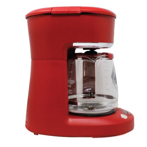 Cafetera programable Oster® de 12 tazas roja con auto apagado BVSTDCP12R