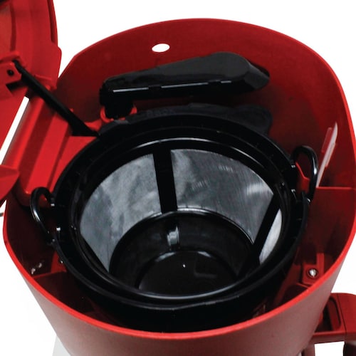 Cafetera programable Oster® de 12 tazas roja con auto apagado BVSTDCP12R