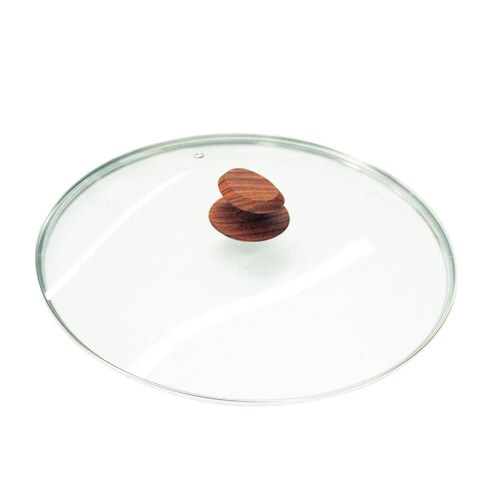 Olla 34 cm Tapa de Vidrio y Asas Tipo Madera Antiadherente Stone 360 Lamex 6729-0