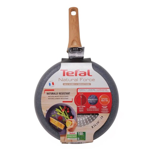 Sartén 24 Cm Natural Force Mineralia Induccion T fal G2660402
