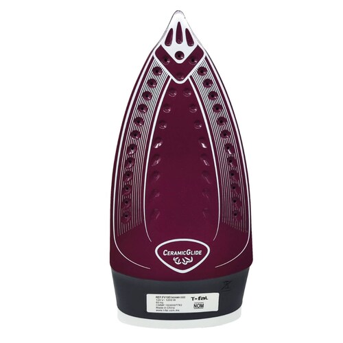 Plancha De Vapor Cerámica Easy Steam Morada T Fal Fv1951x0