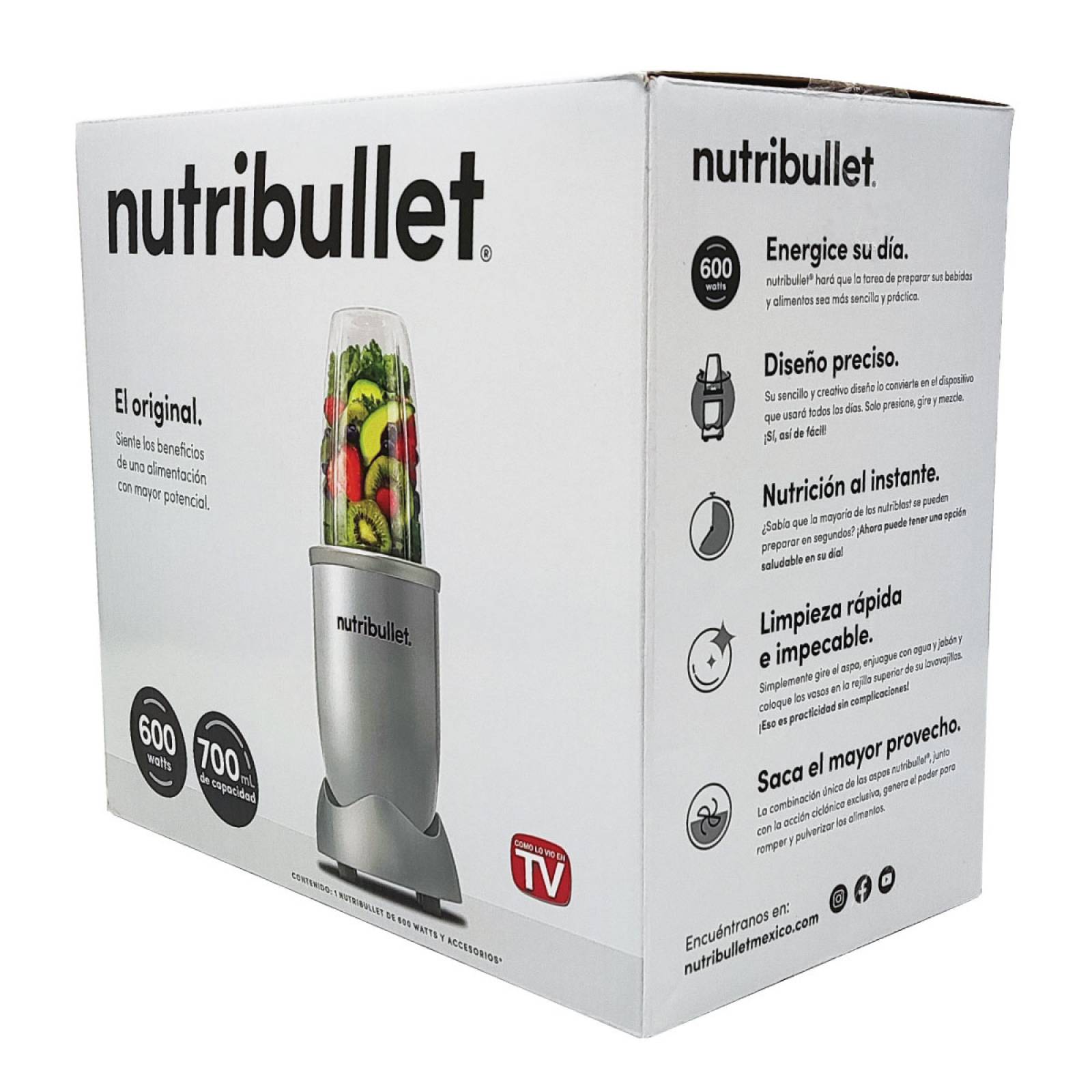 Procesador shops de alimentos tipo nutribullet