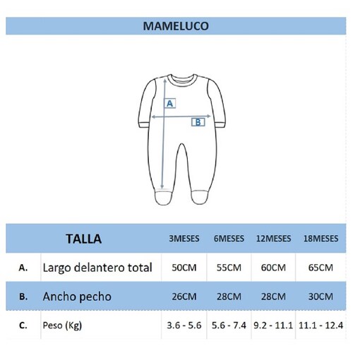 Mameluco bordado Baby Kiss Osito Panda