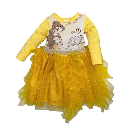 Vestido manga larga con sublimando enfrente Disney Bella 