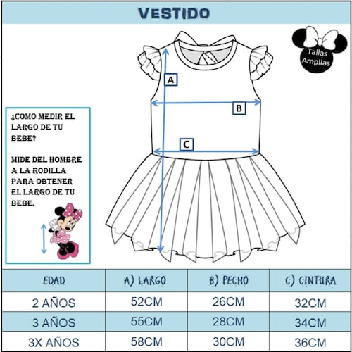 Vestido sublimado Disney Encanto Isabela 