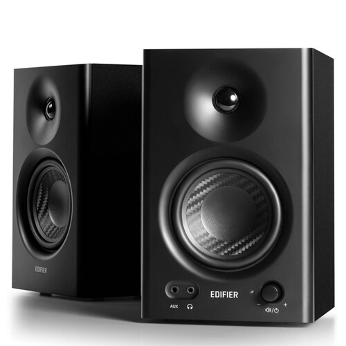 Monitores Estudio Edifier Mr4 Color Negro.
