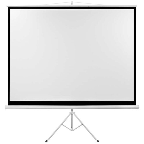 Pantalla de proyeccion retractil 100 pulgadas con tripie proyectar screen HD 4:3