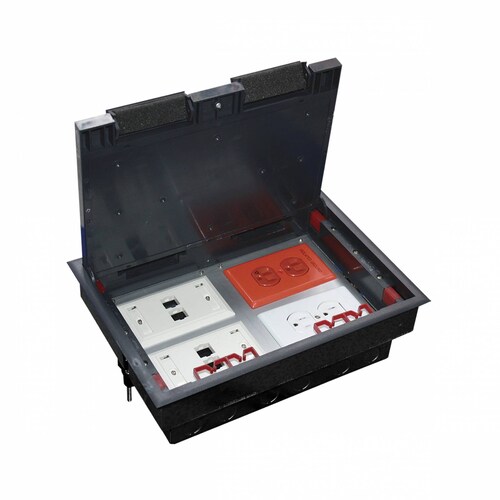 CAJA DE PISO DE 4 MODULOS CONFIGURABLE THORSMAN 11000-43401