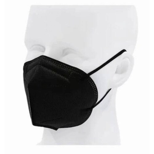 CUBRE BOCA MASCARILLA KN95 NEGRO 
