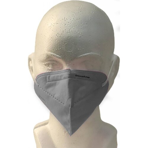 CUBRE BOCA MASCARILLA KN95 GRIS 
