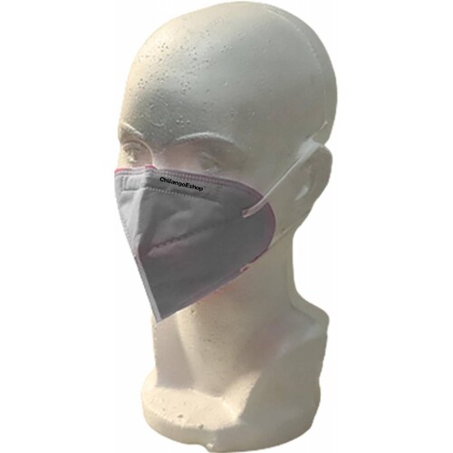 CUBRE BOCA MASCARILLA KN95 GRIS 
