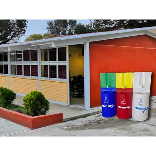 LAVAMANOS PORTATIL INFANTIL AQUAPLASTIK KITS BLUE GREEN 