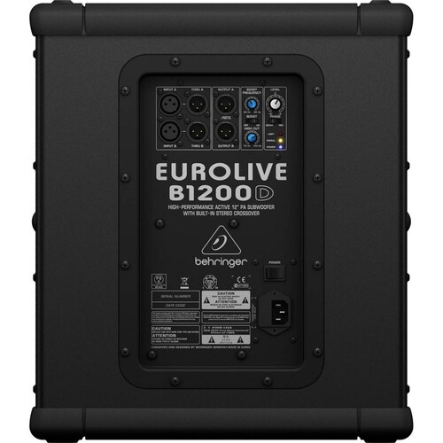 SUBWOOFER AMPLIFICADO 12 PULGADAS BEHRINGER EUROLIVE B1200D 