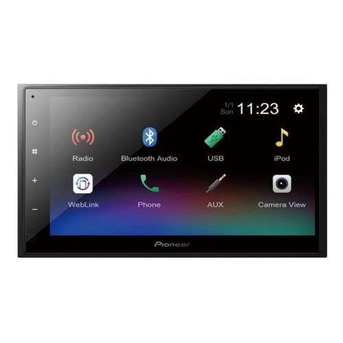 AUTOESTEREO PIONEER DMH-A345BT WEBLINK FLAC USB BLUETOOTH 