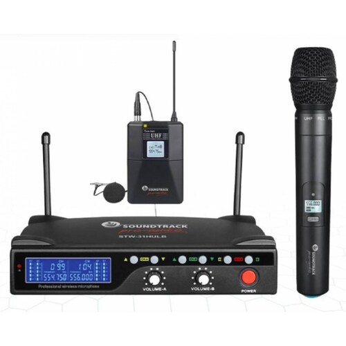 Microfonos inalambricos de mano en frecuencia UHF.