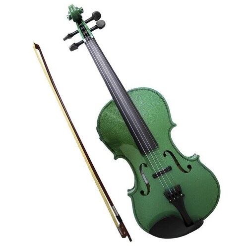 Violine 4/4 ELECTROACUSTICO VERDE con estuche 