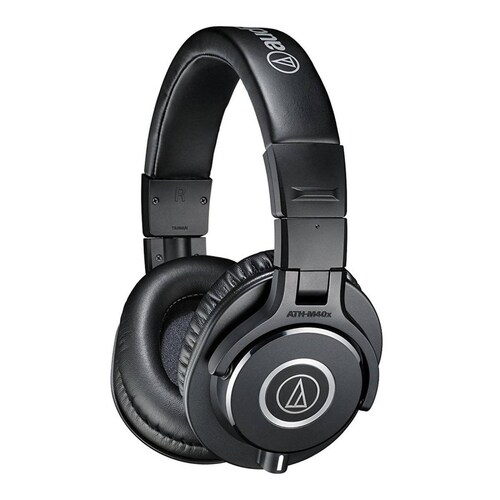 AUDIFONOS PROFESIONALES AUDIO TECHNICA ATH-M40X NEGROS 
