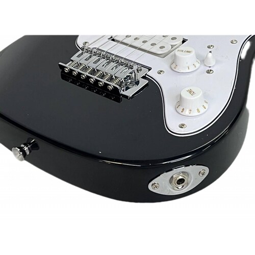 Guitarra Eléctrica NEGRA profesional Infantil JR GUITAROCK 