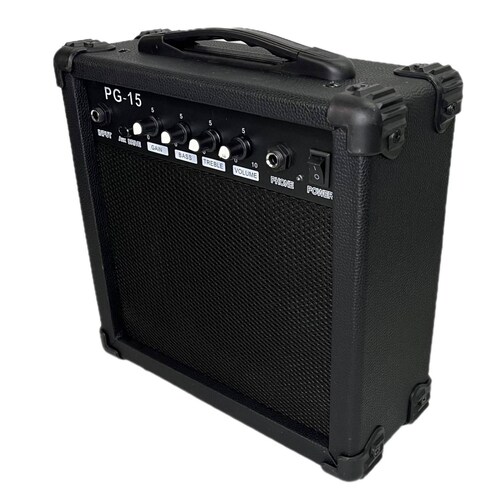 Kit de Guitarra electrica SOMBREADA profesional funda amplificador 