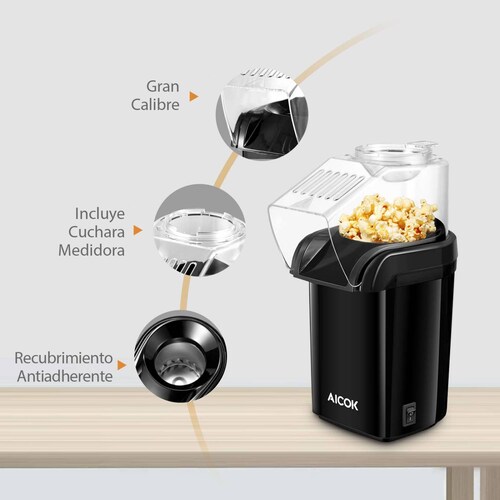 Máquina de Palomitas Aicok por Aire Caliente