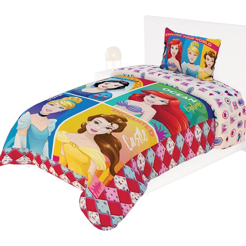 Edredón Ligero Individual Funda Disney Princesa