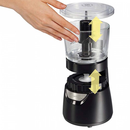 Molcajete de vidrio eléctrico Hamilton Beach Negro 3 Tazas