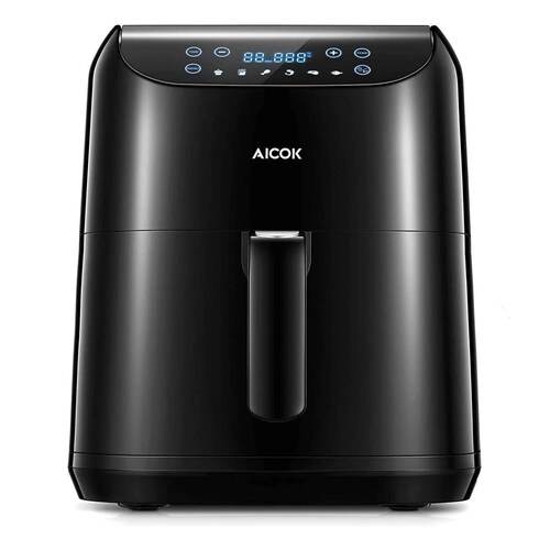 Freidora de aire Aicok 55L 6 programas panel táctil