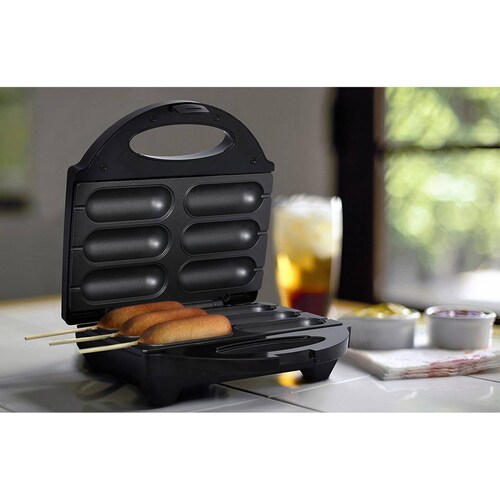 Máquina de Mini Banderillas Brentwood TS 601S Negro Plata