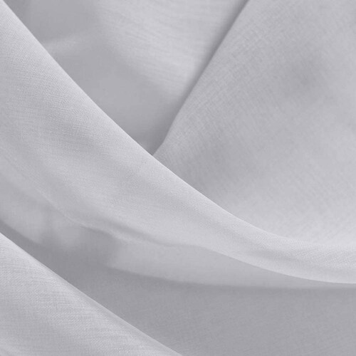Cortina Traslucida Color Blanco 1 Panel 140X210