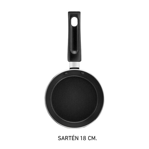 Sartén 18cm Inicia T-fal Gris Teflón Antiadherente - S1801