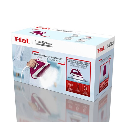 Plancha Stream Essential T fal Color Rosa