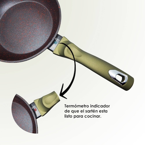 Juego de 2 Sartenes y Grill Alfa 20 24 y 28cm Cerámica